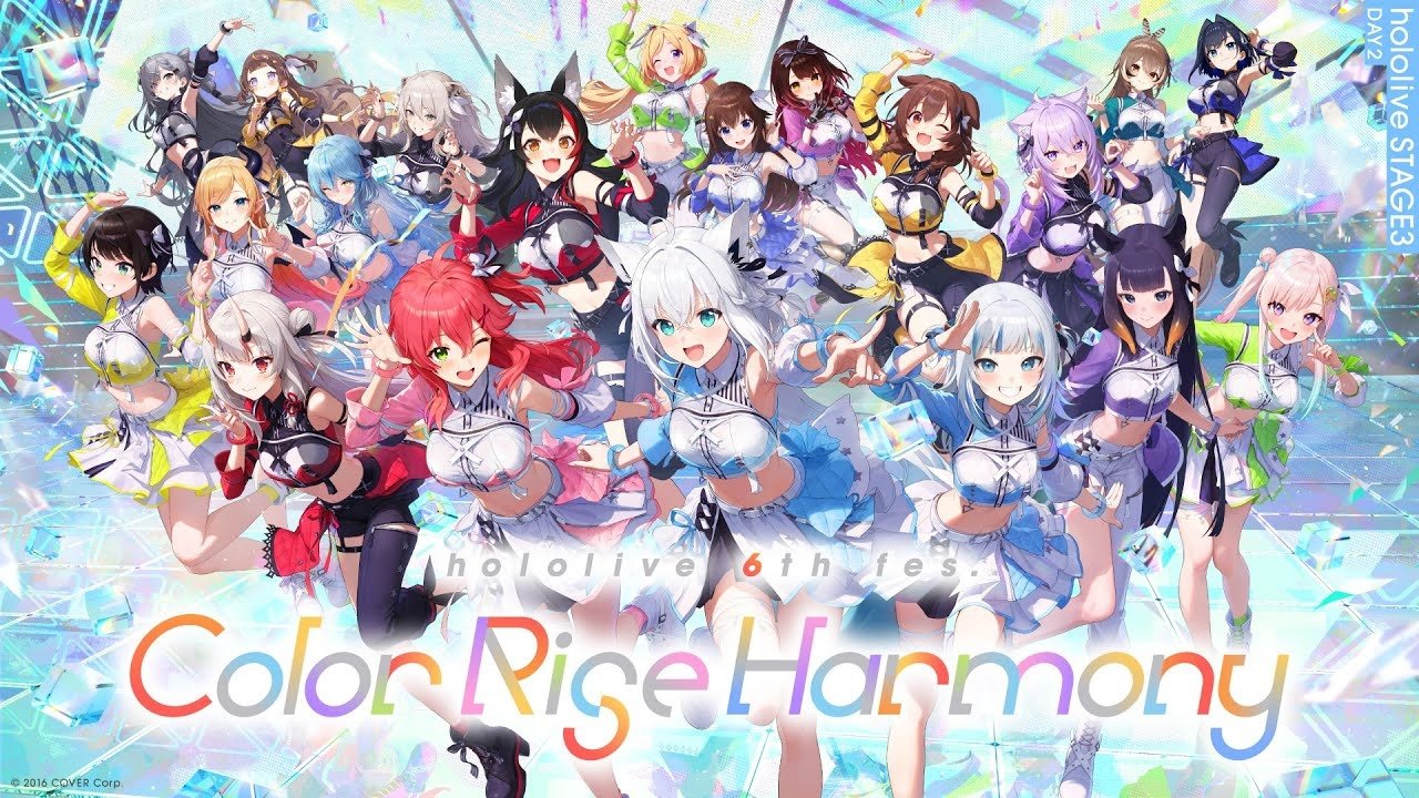 hololive 6th fes. Color Rise Harmony Day 2 hololive Stage3 Movie Screenshot 2